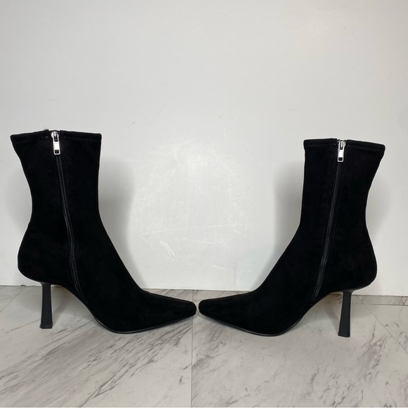 Steve Madden Vakay Black Sock Bootie 9M - Picture 5 of 13